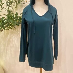 LuLaRoe Deep Teal Hooded Sweatshirt